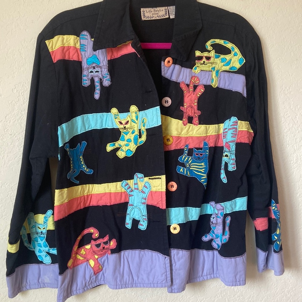Funky cool cat light jacket